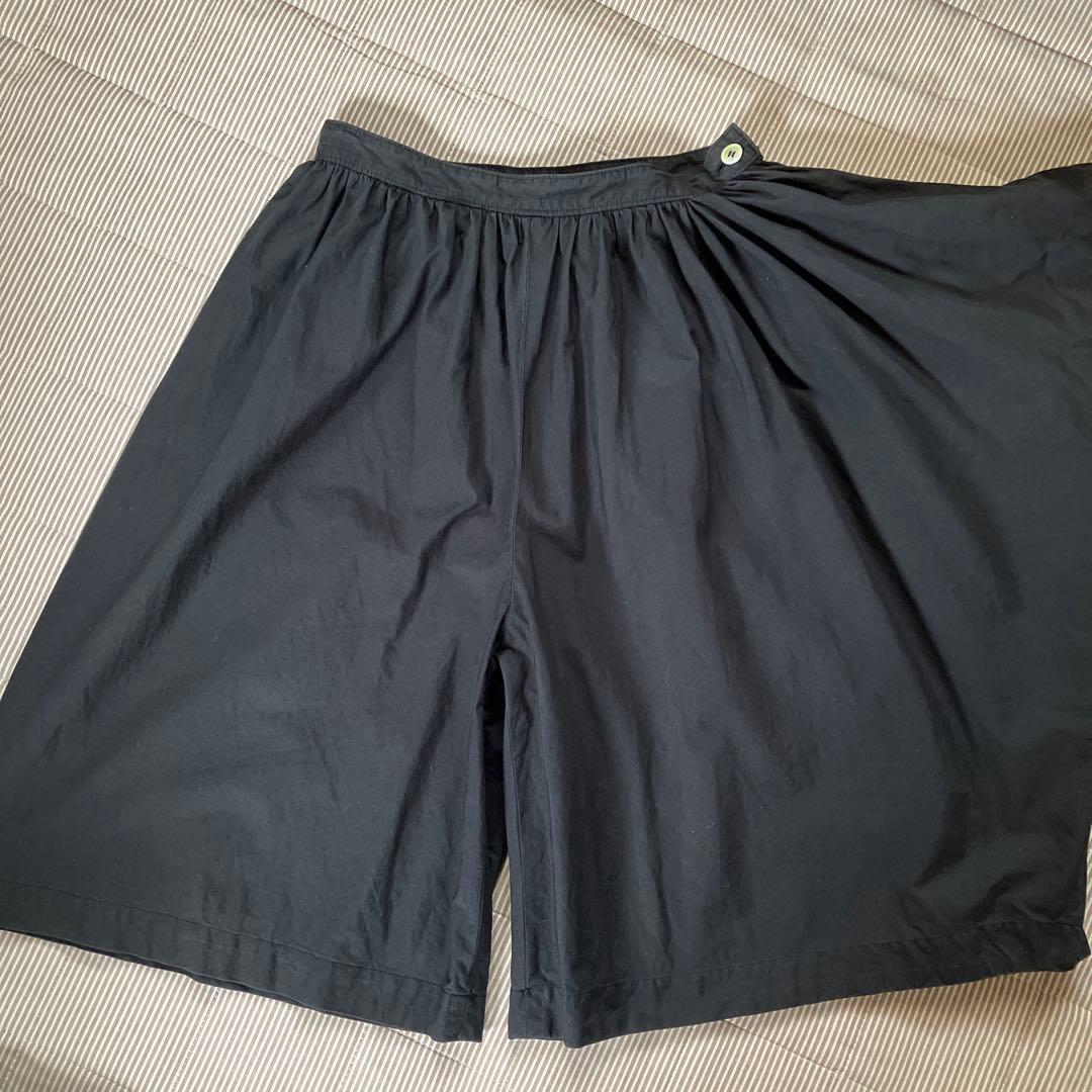 トリコ コムデギャルソン.変形キュロット.黒.AD1998