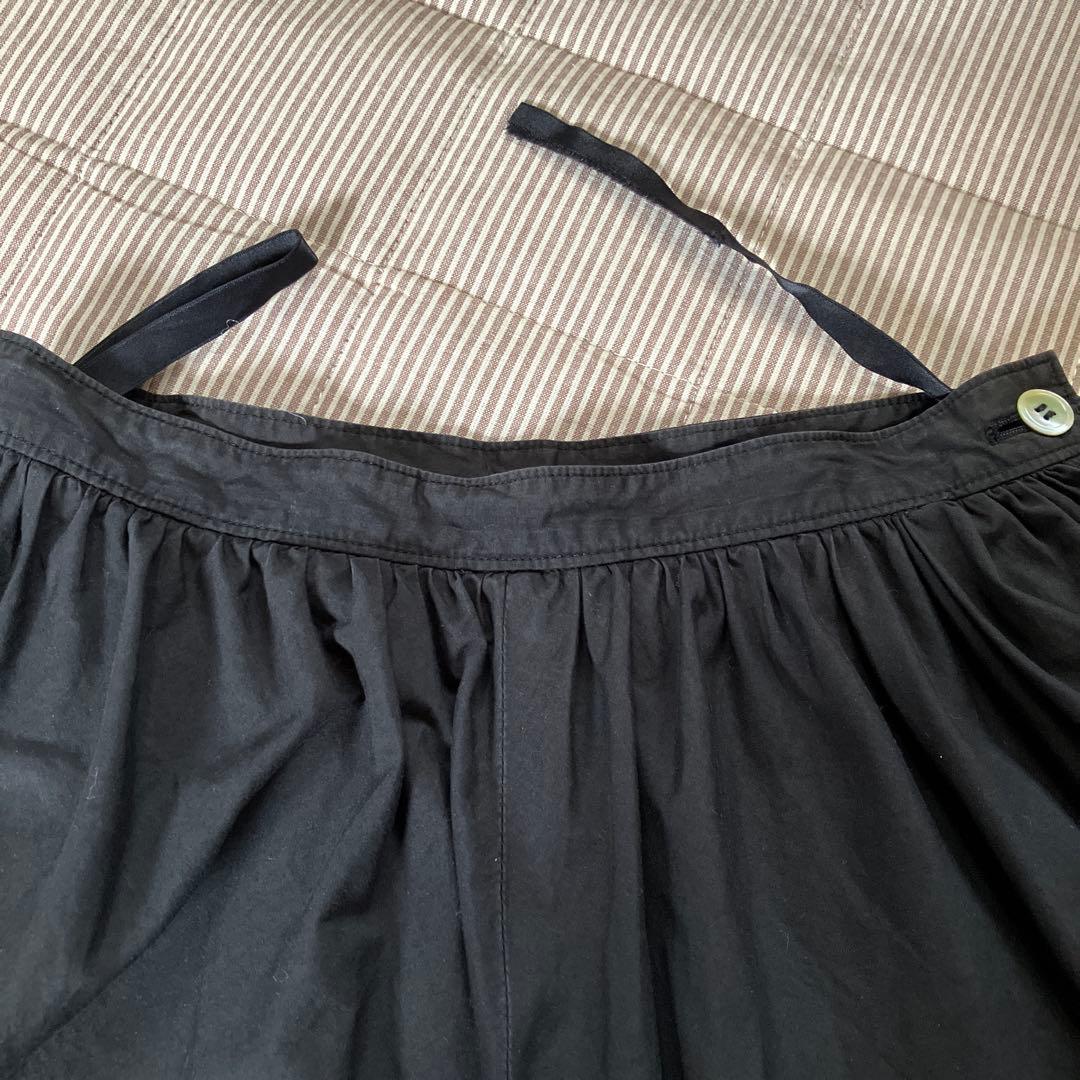 トリコ コムデギャルソン.変形キュロット.黒.AD1998