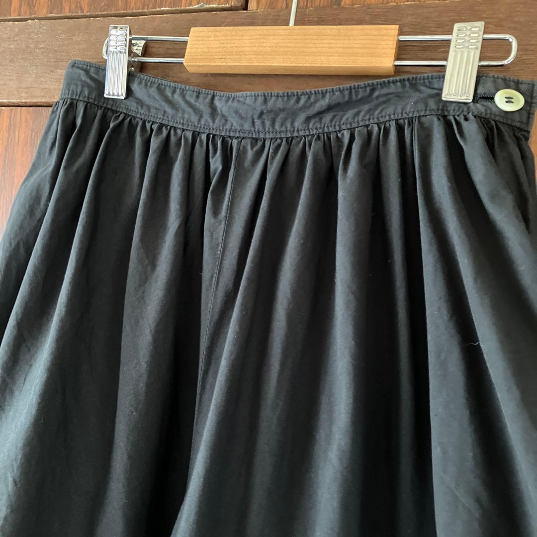 トリコ コムデギャルソン.変形キュロット.黒.AD1998