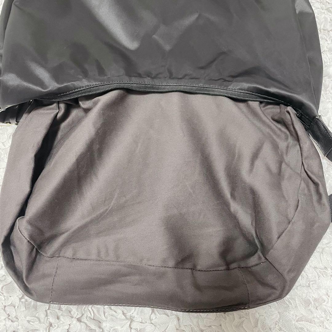 美品！russet ラウンドビッグショルダーバッグ　ブラック×ゴールド金具 希少