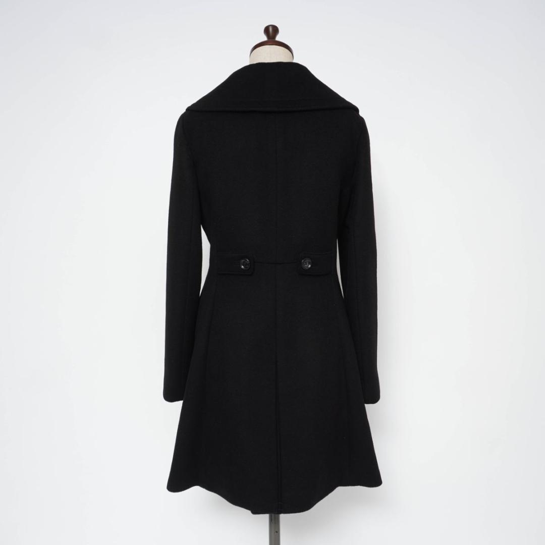 BANANA REPUBLIC シルクステンカラーコート総裏 黒S*YC127