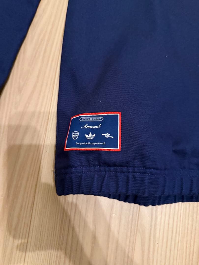 adidas ネイビー 長袖ポロシャツ M アーセナル