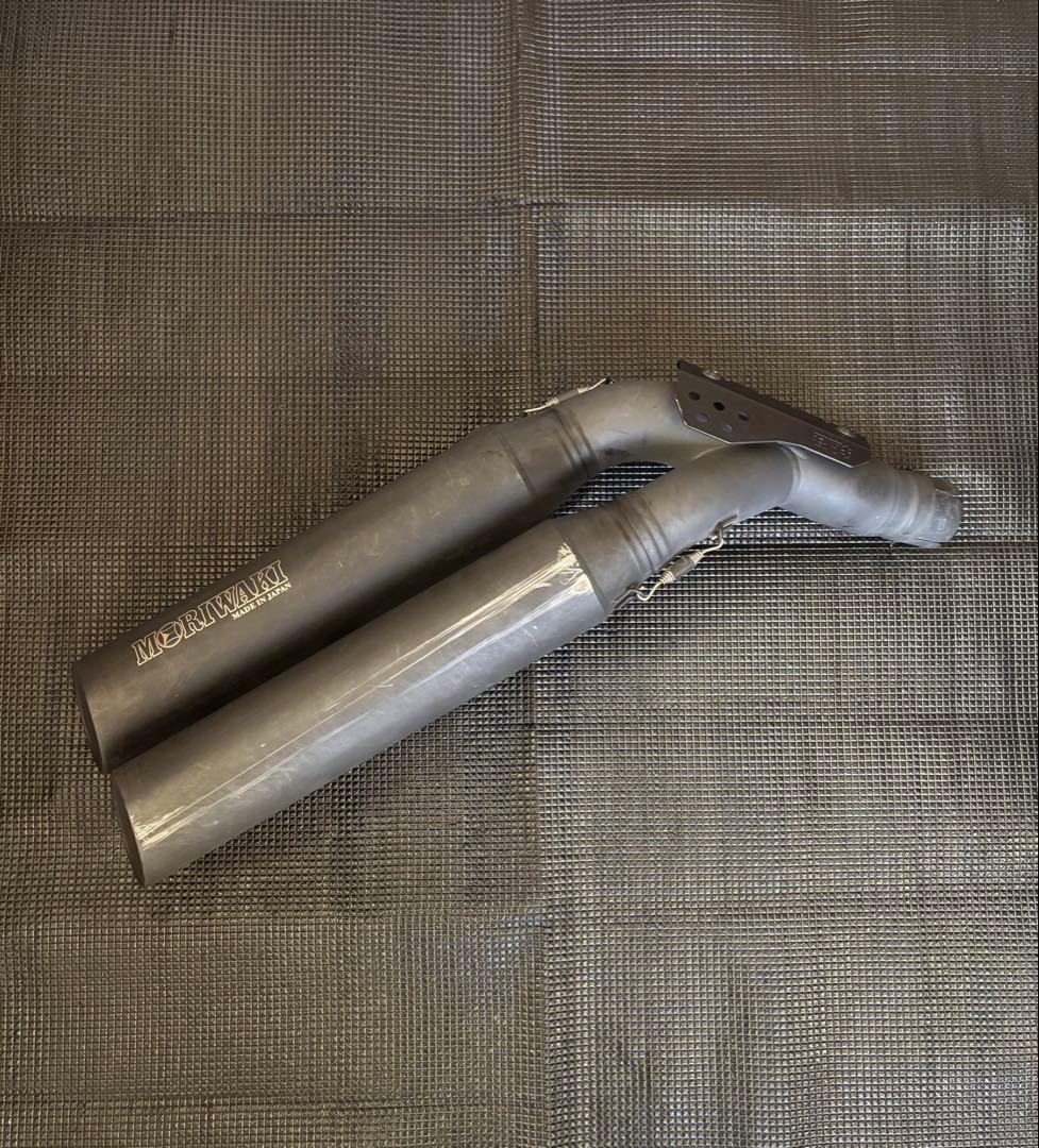 エリミネーター400 モリワキ マフラー CROSS TWIN BLACK