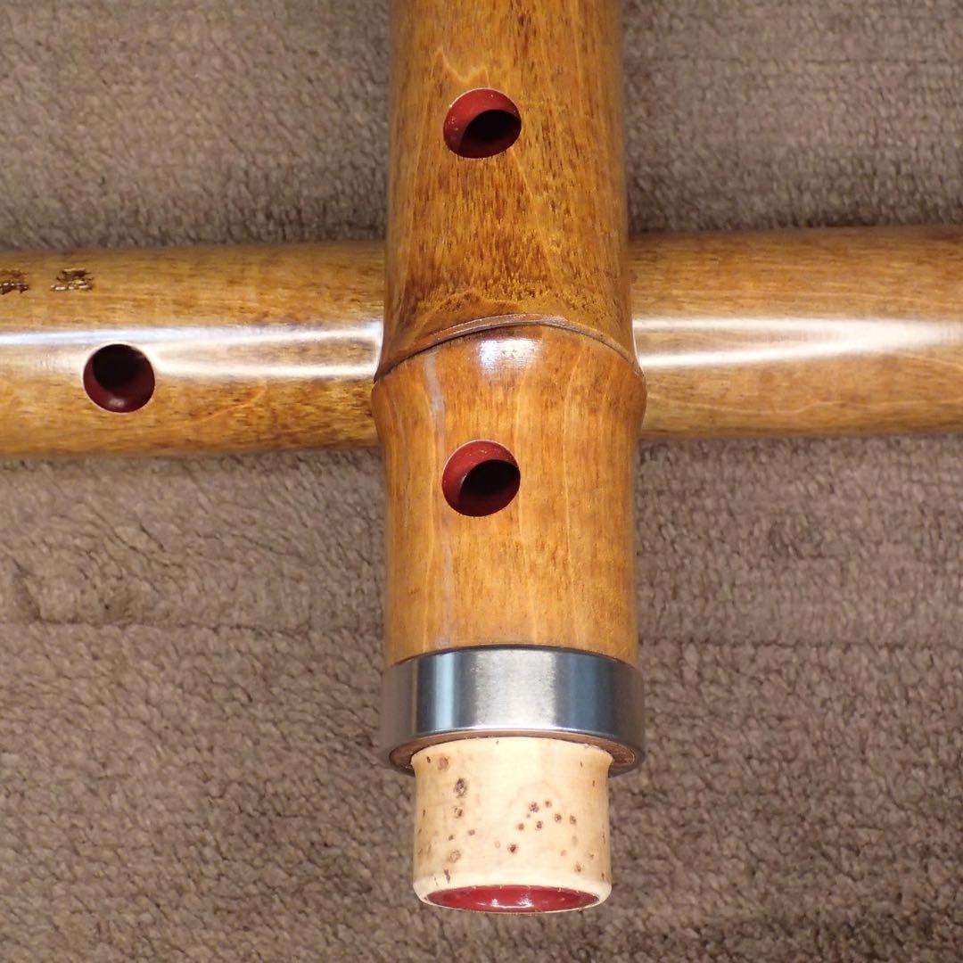 尺八 銘木尺八 蝴蝶 1尺８寸(D管)