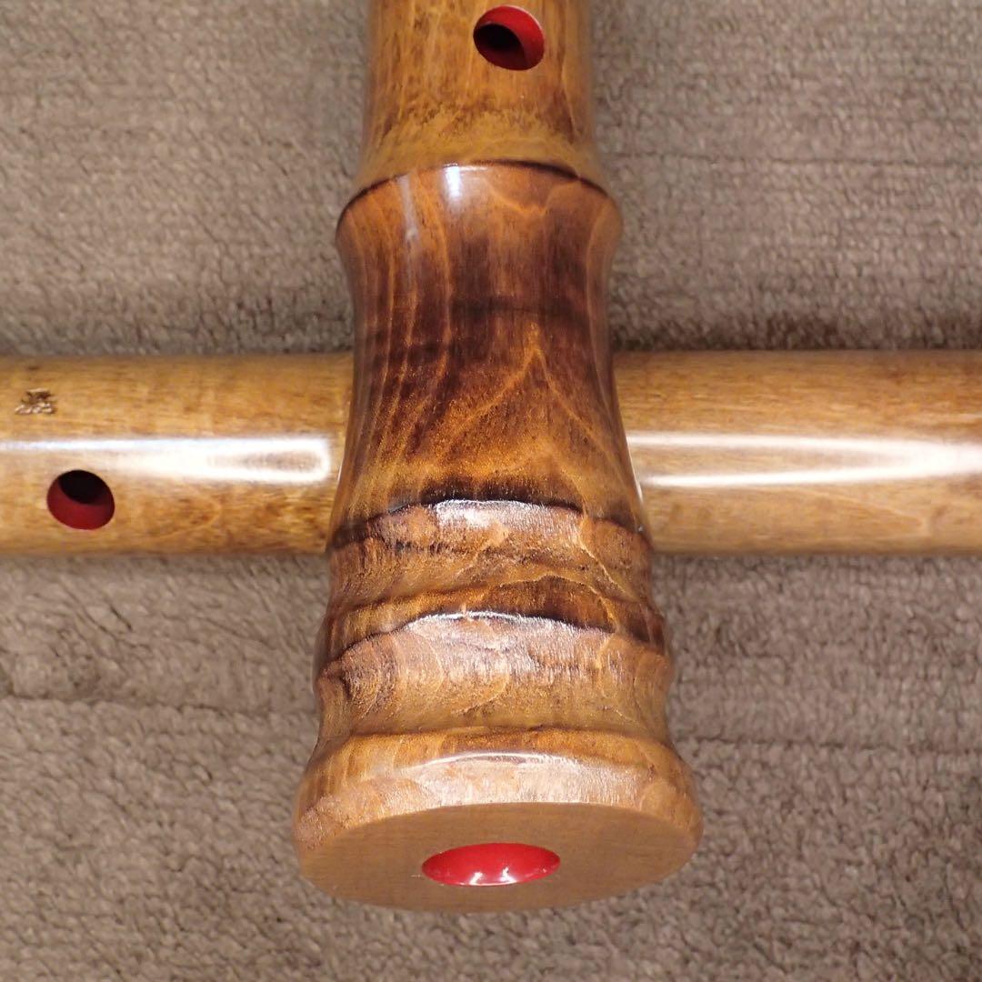 尺八 銘木尺八 蝴蝶 1尺８寸(D管)