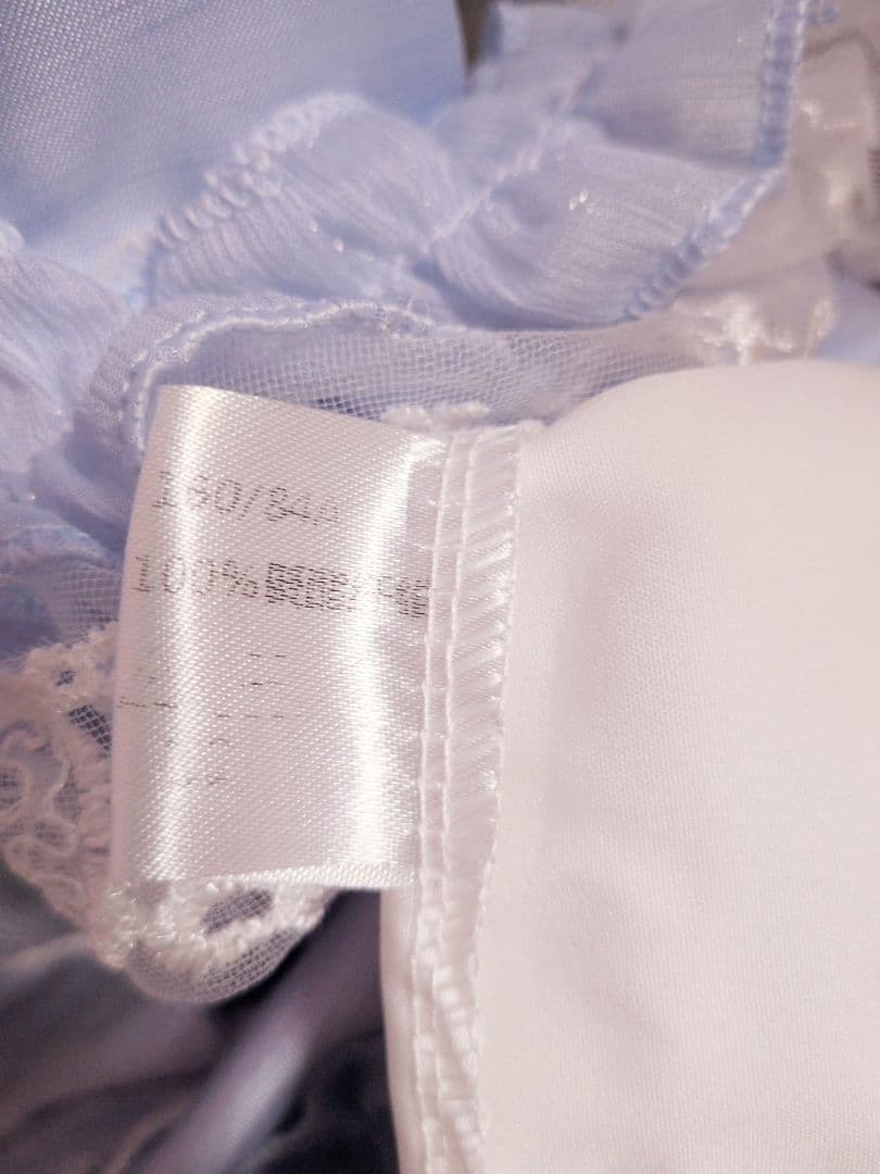 ロリータ ジャンパースカート 水色 カチューシャ ボンネット LIZLISA