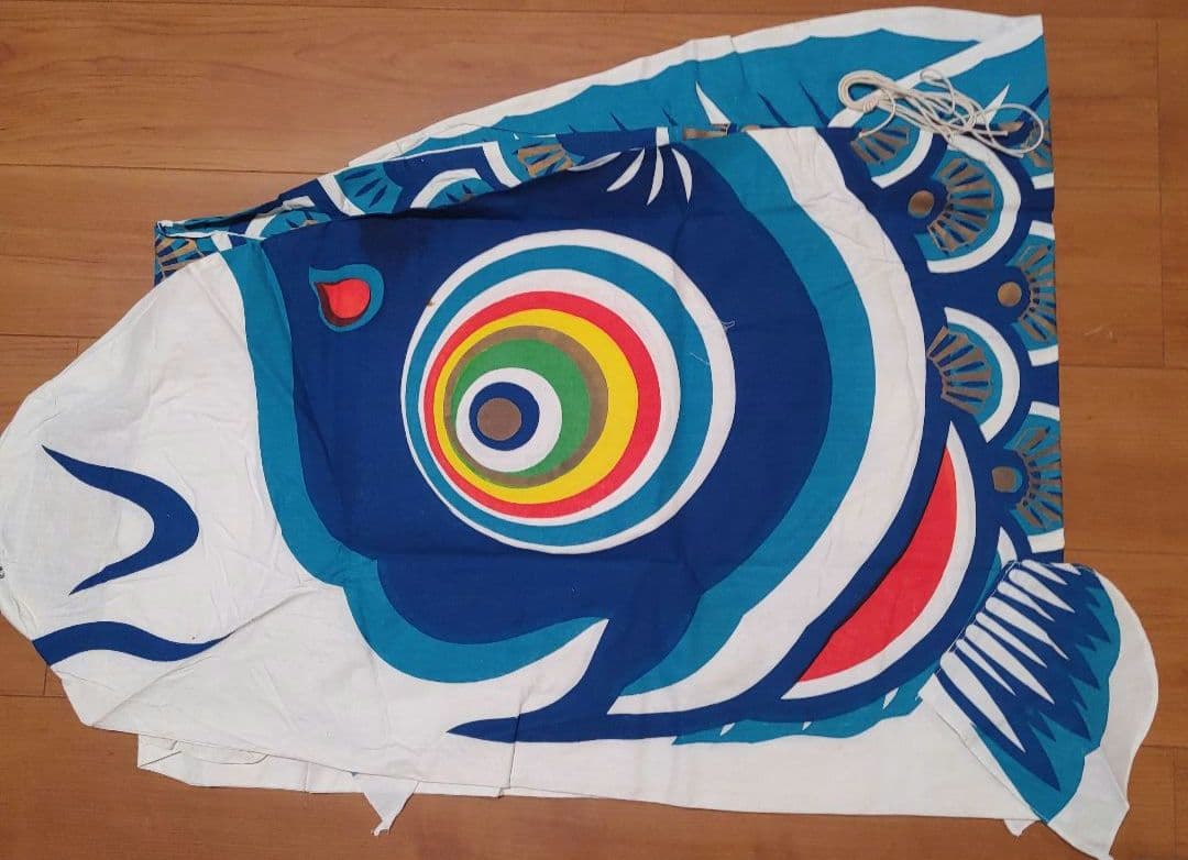 リコ　木綿の鯉のぼりセット　4.35m程度　未使用品