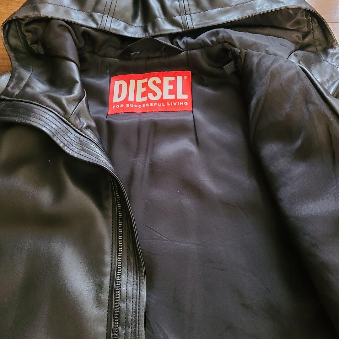 DIESEL　ディーゼル　エコレザージャケット　中綿入り　160㎝14y