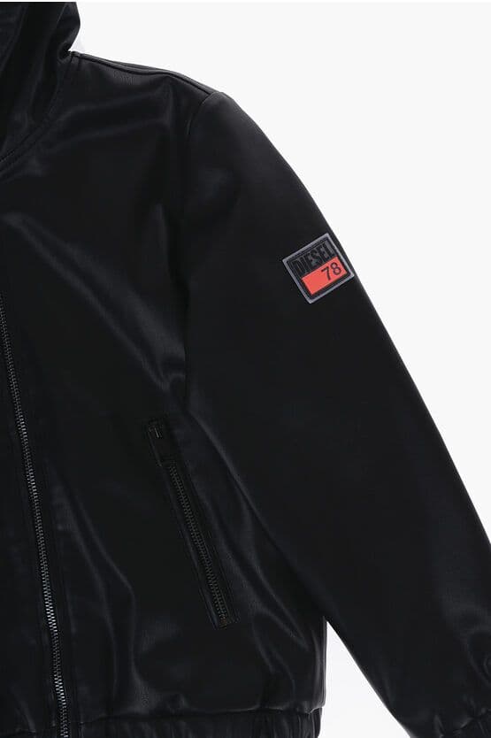 DIESEL　ディーゼル　エコレザージャケット　中綿入り　160㎝14y