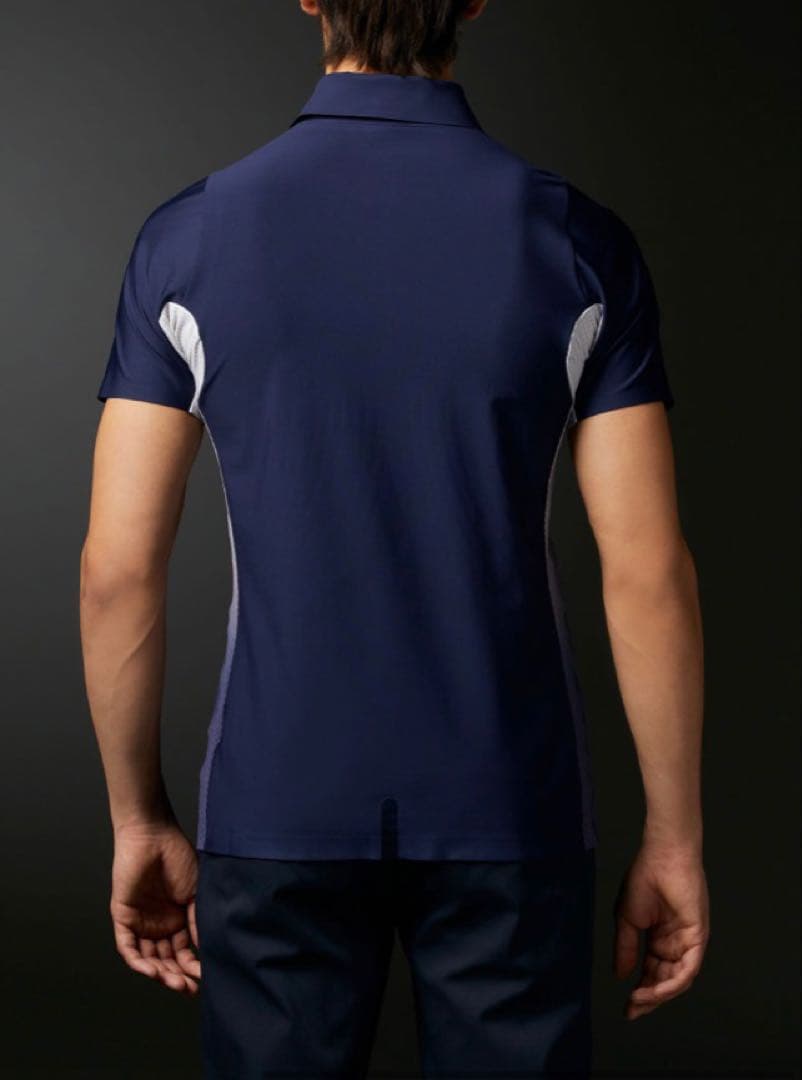 【g－arc】デサント　ネイビー 半袖ポロシャツ メンズ　週末値下げ