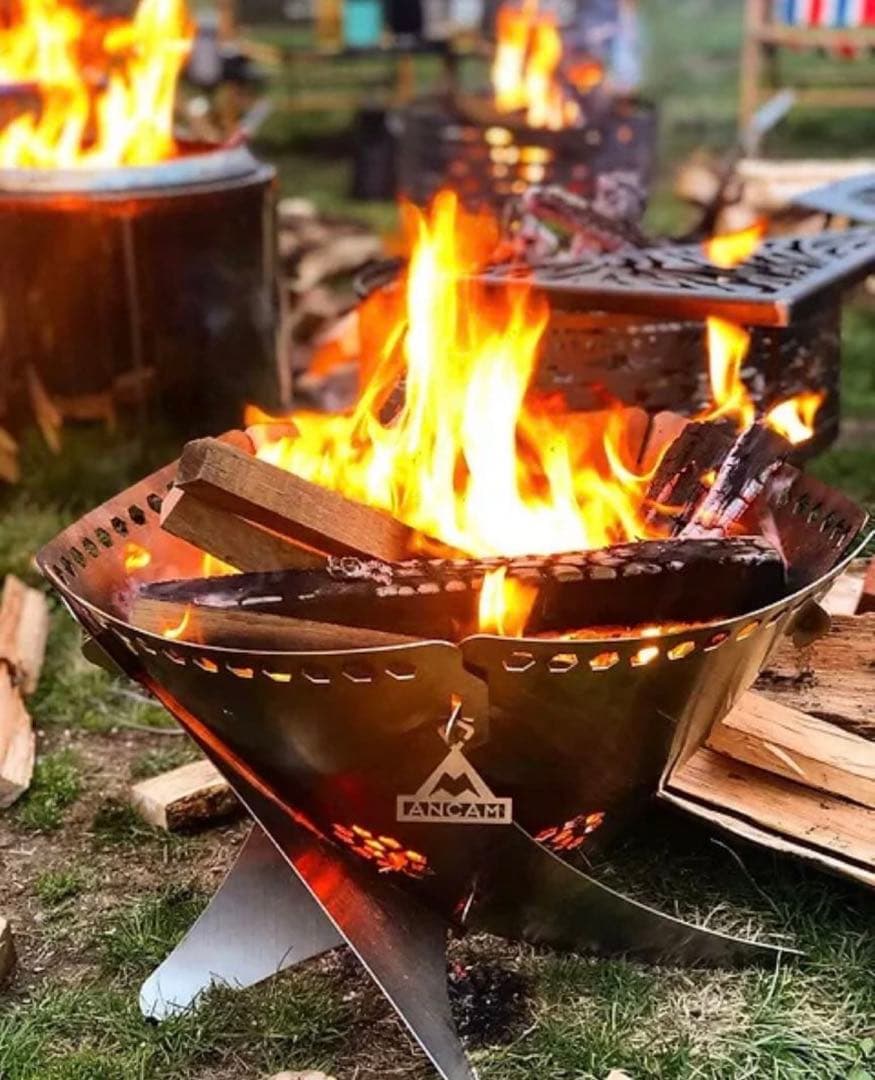 g*@様 未使用品　ANCAM 焚火台　FIRE WHIRL』　Lサイズ 5枚組