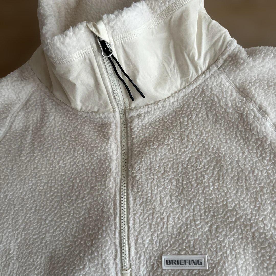 最終値下　ブリーフィングゴルフ　防風　ボアジャケット　M