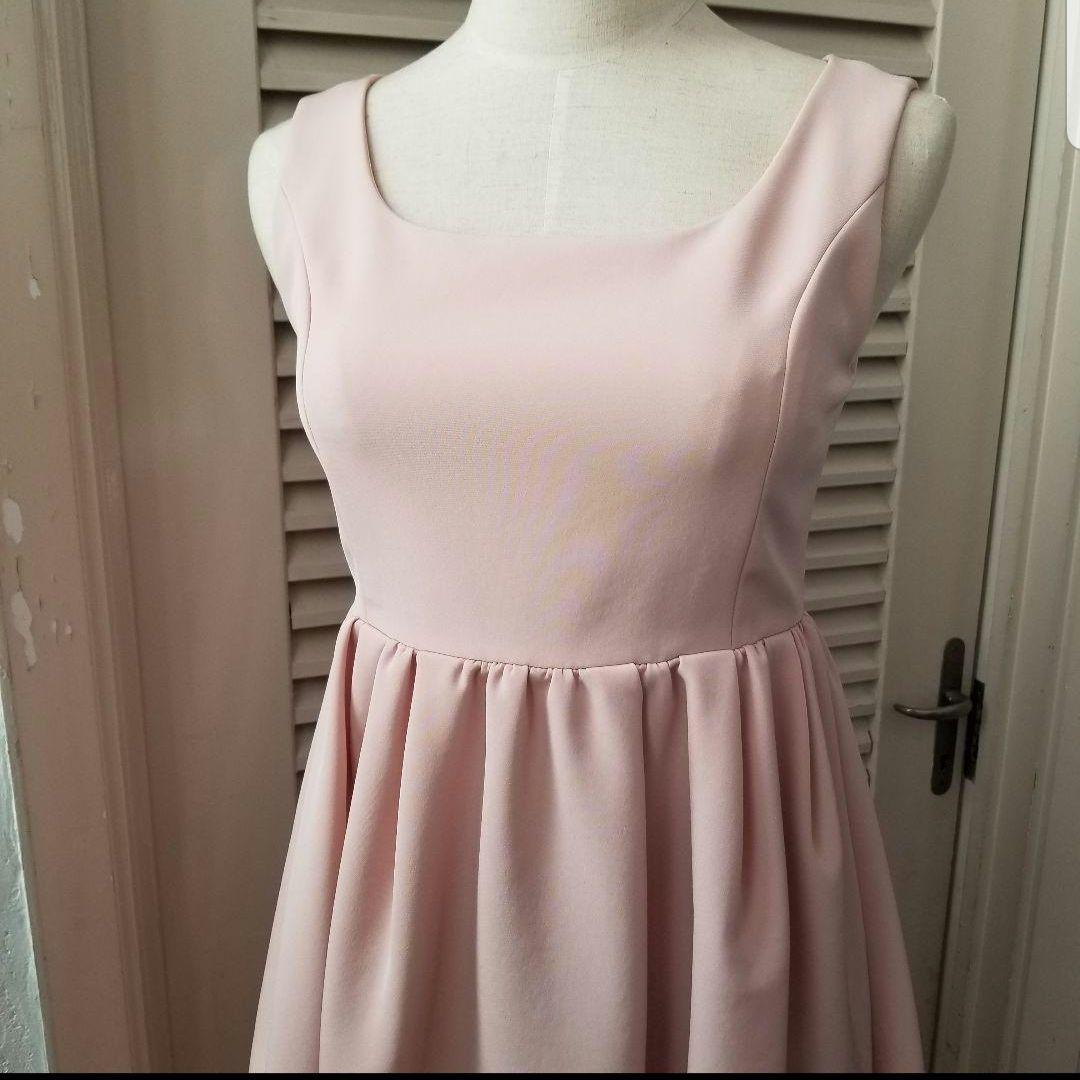 美品★フォクシーニューヨークモダンエンパイアワンピース/ピンク38