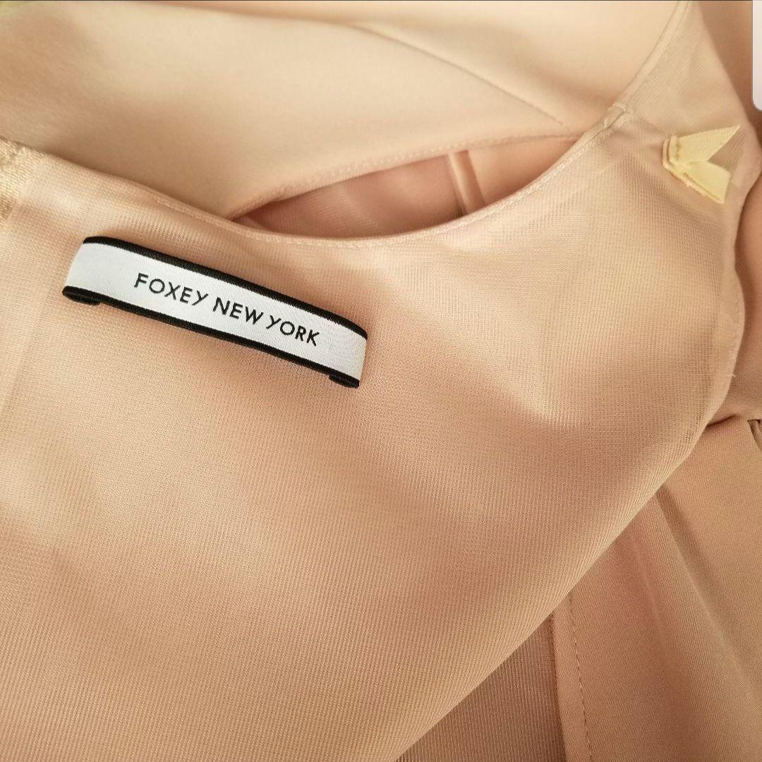 美品★フォクシーニューヨークモダンエンパイアワンピース/ピンク38