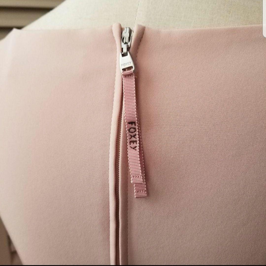 美品★フォクシーニューヨークモダンエンパイアワンピース/ピンク38