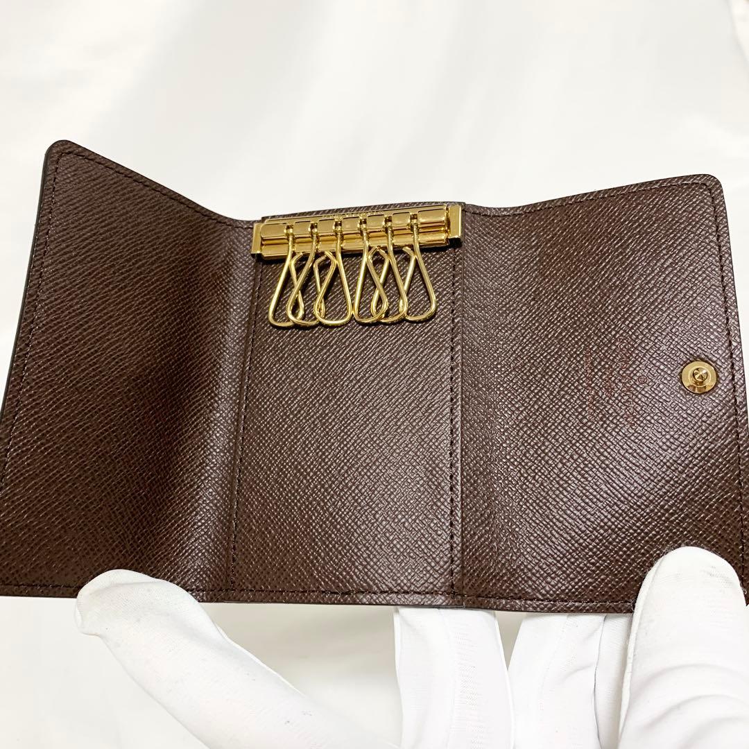Louis Vuitton ルイヴィトン キーケース ミュルティクレ6 ブラウン