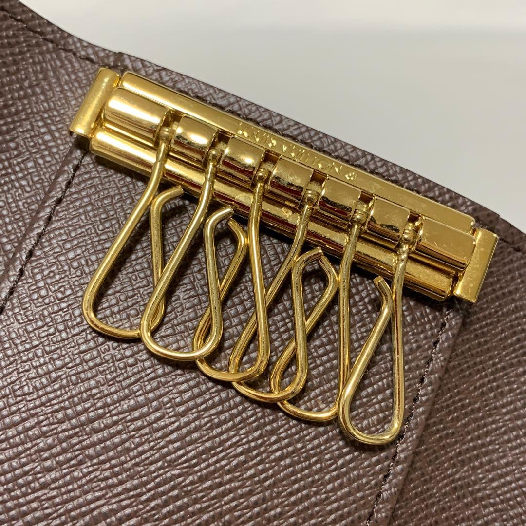 Louis Vuitton ルイヴィトン キーケース ミュルティクレ6 ブラウン