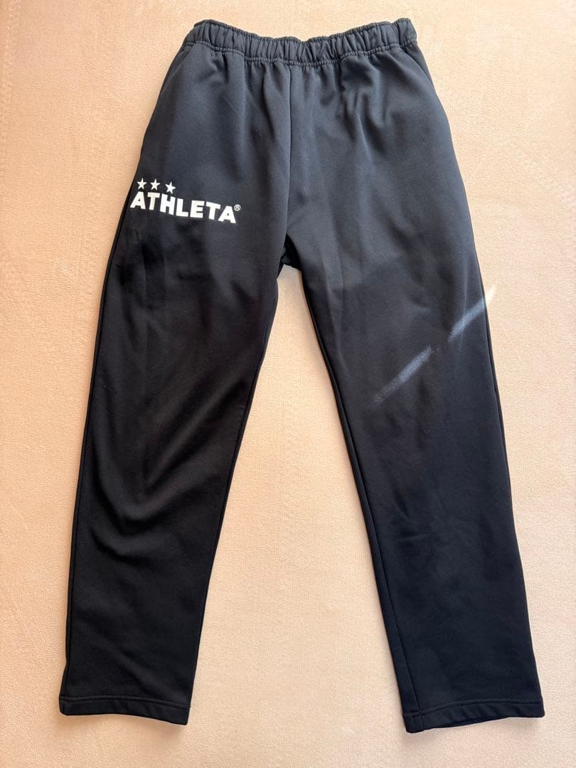 ATHLETA 上下セットフード付きジャージ M 黒