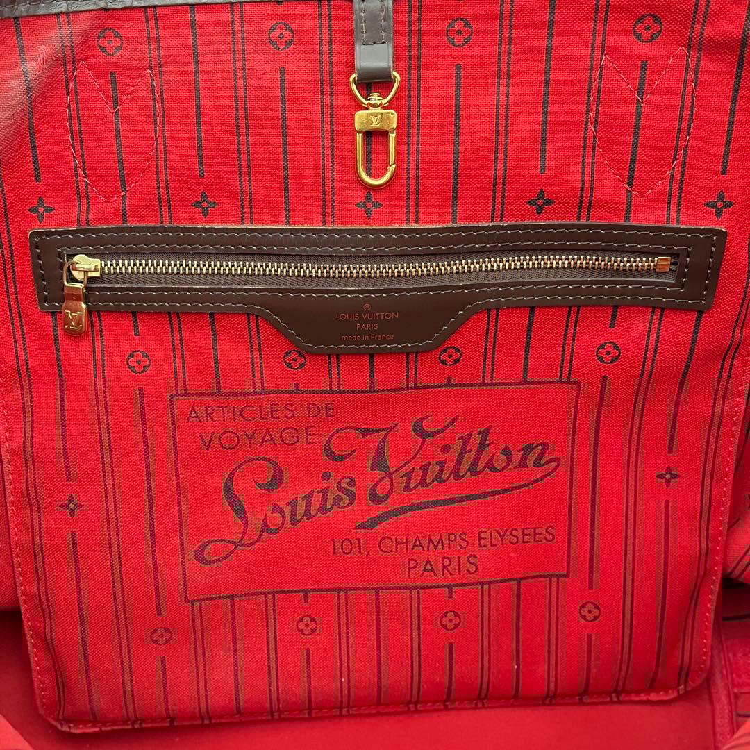 ルイヴィトン　ダミエ　ネヴァーフルMM トートバッグ　ハンドバッグ