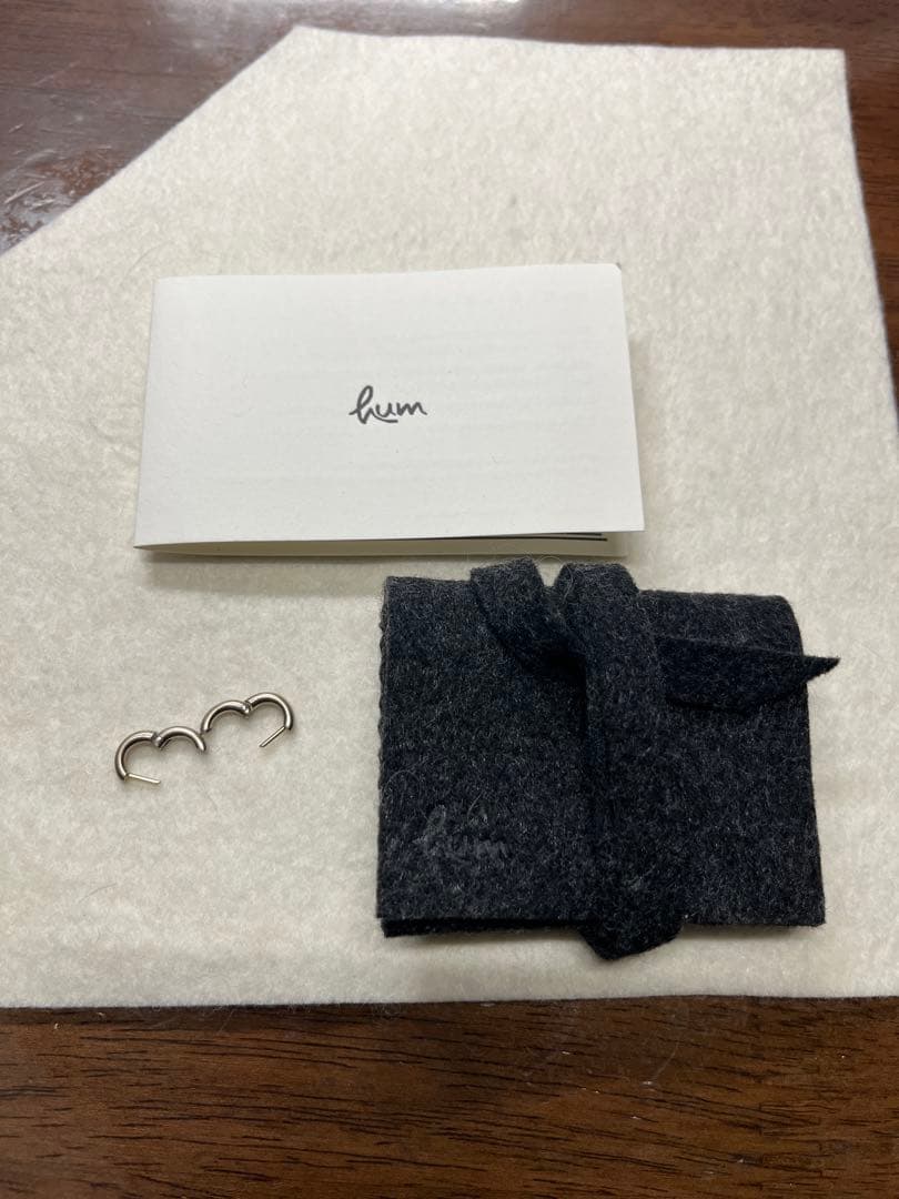 アクセサリー hum Humete Classic Pierced Earrings S WG