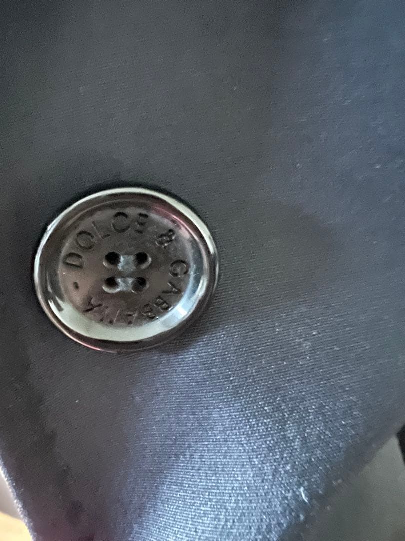 ドルチェ&ガッバーナ ロングジャケットコート 38 裏地レオパード ブラック