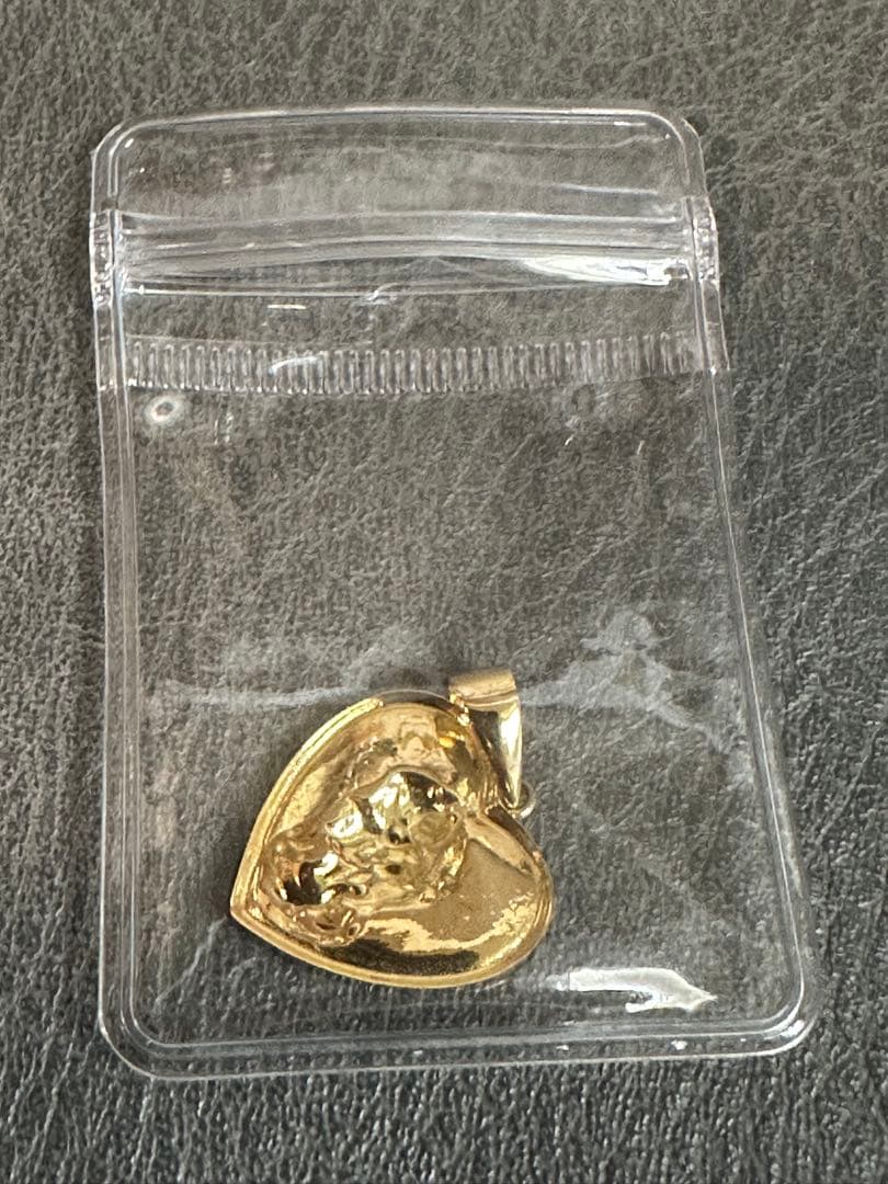 K18 1グラム エリザベス ハート ペンダントトップ