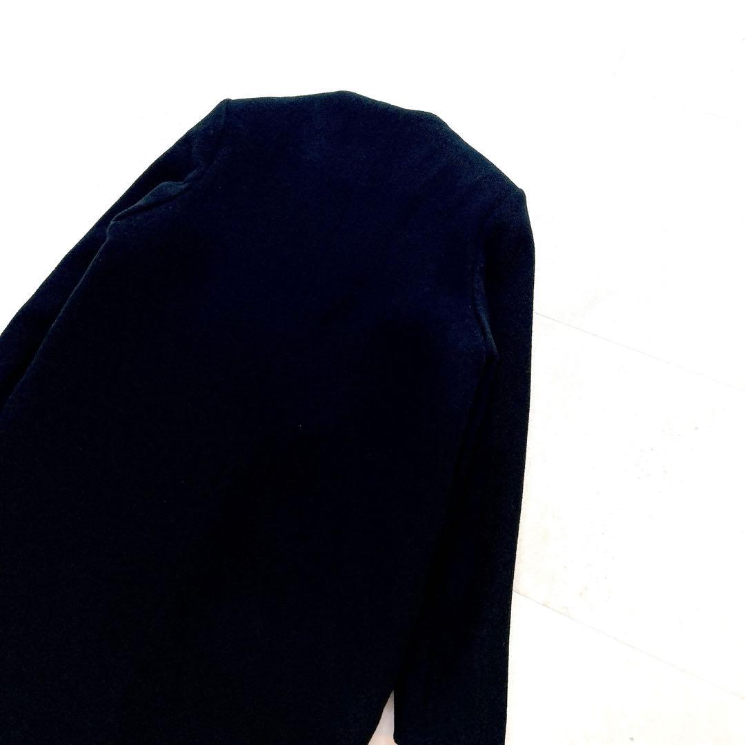 人気✨エンフォルド　ウールリバーバイカラーコート　ノーカラー　ダブルフェイス　M