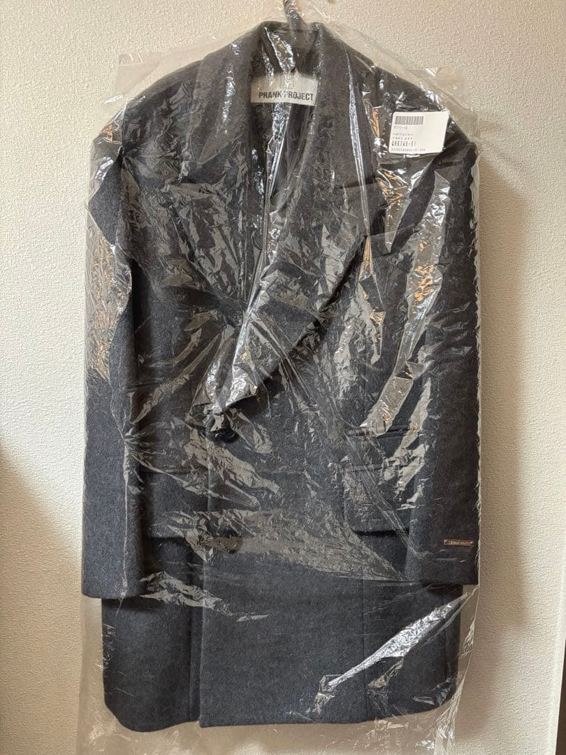 ウールダブルミドルコート