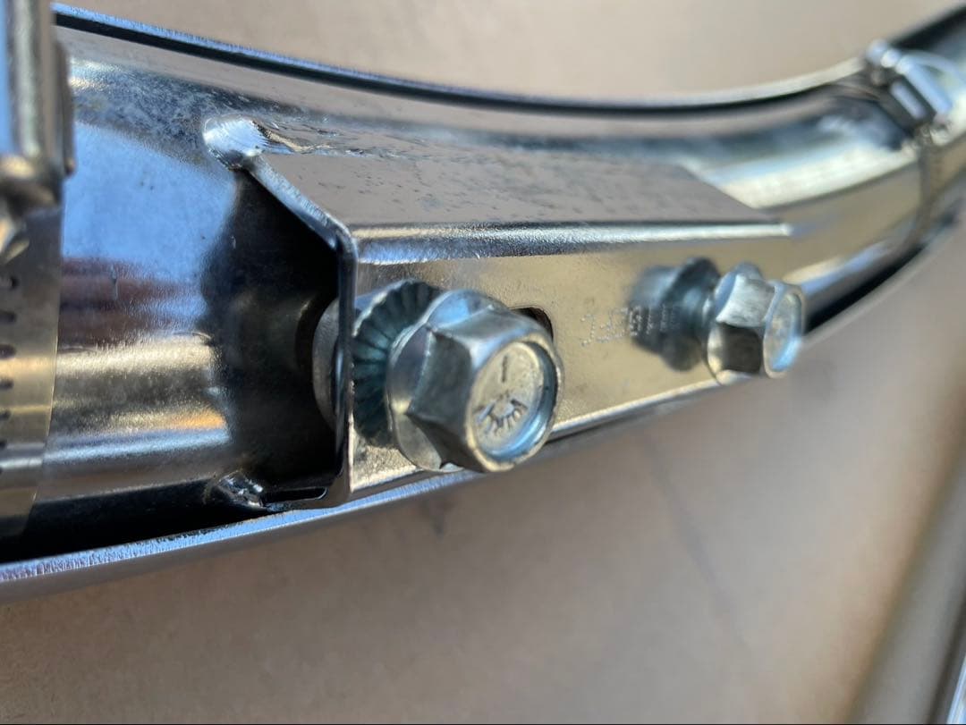 Vance & Hines ソフテイル ビッグラディウスフルマフラークローム