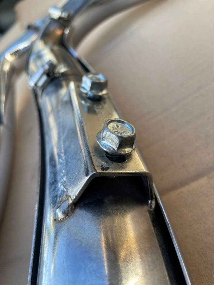 Vance & Hines ソフテイル ビッグラディウスフルマフラークローム