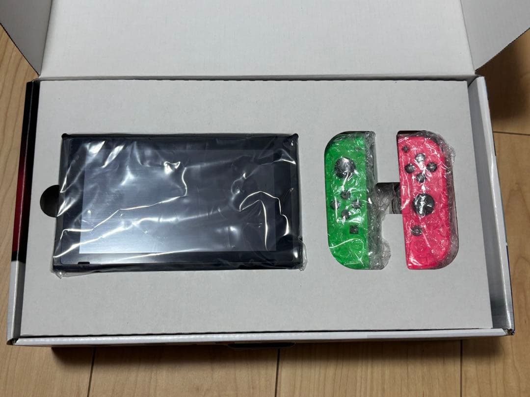 Nintendo Switch 青/赤 本体、付属品、microSD 64GB付