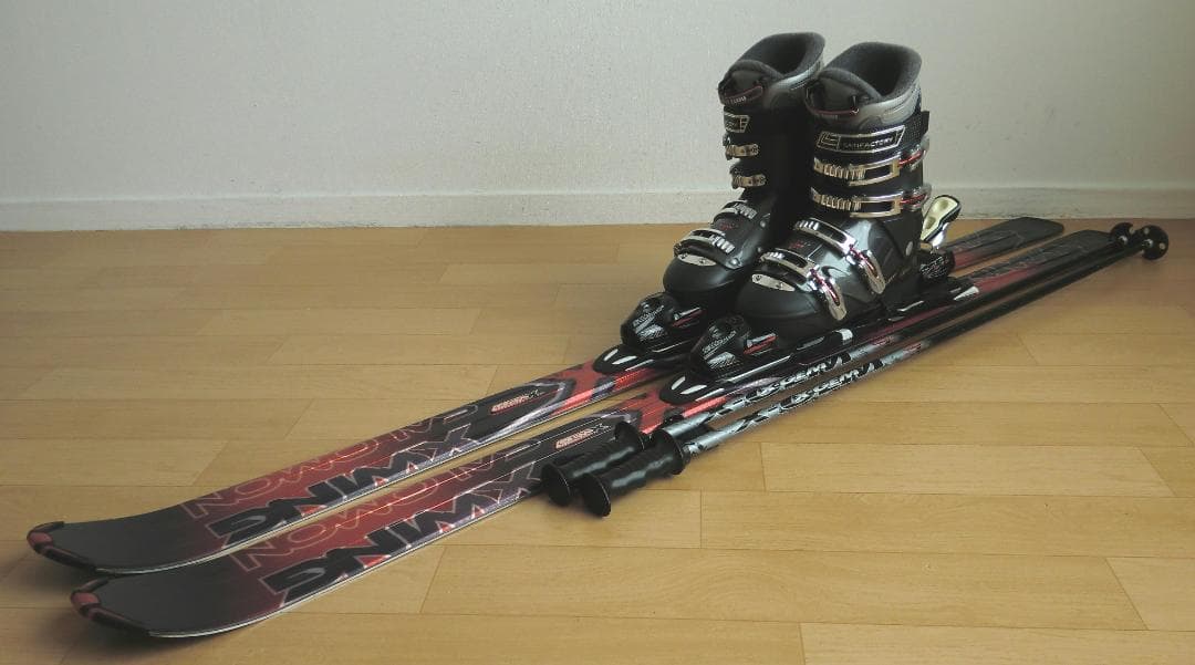 ■1月限定■送料無料■サロモン■メンズスキーセット■168/28.5■メンテ付■