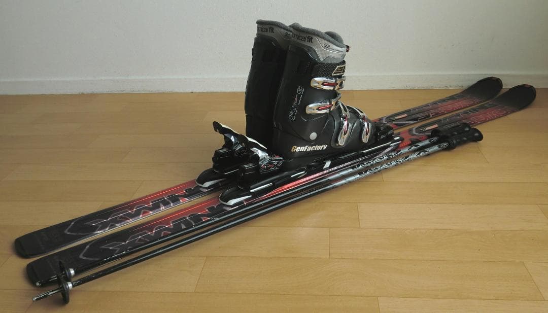 ■1月限定■送料無料■サロモン■メンズスキーセット■168/28.5■メンテ付■