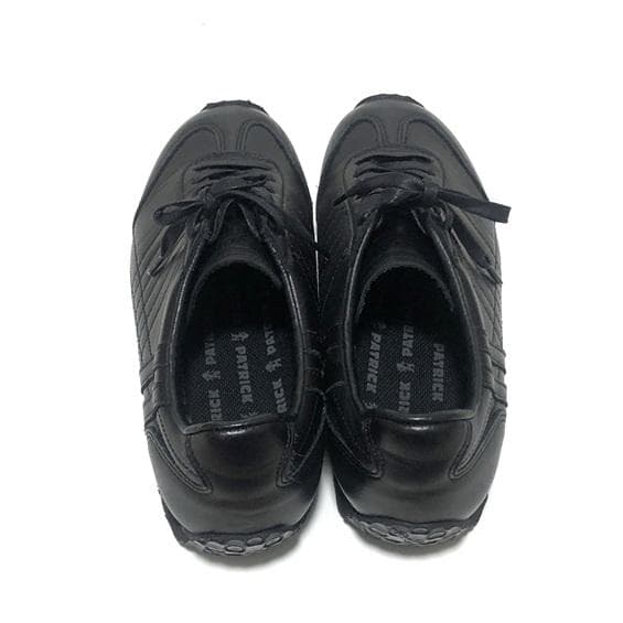 美品 PATRICK パミール・ウォータープルーフレザー スニーカー 黒 38