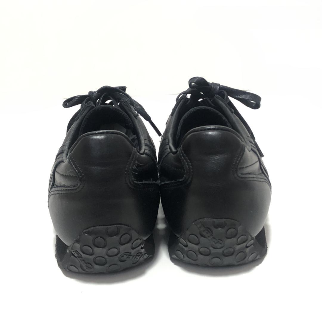 美品 PATRICK パミール・ウォータープルーフレザー スニーカー 黒 38