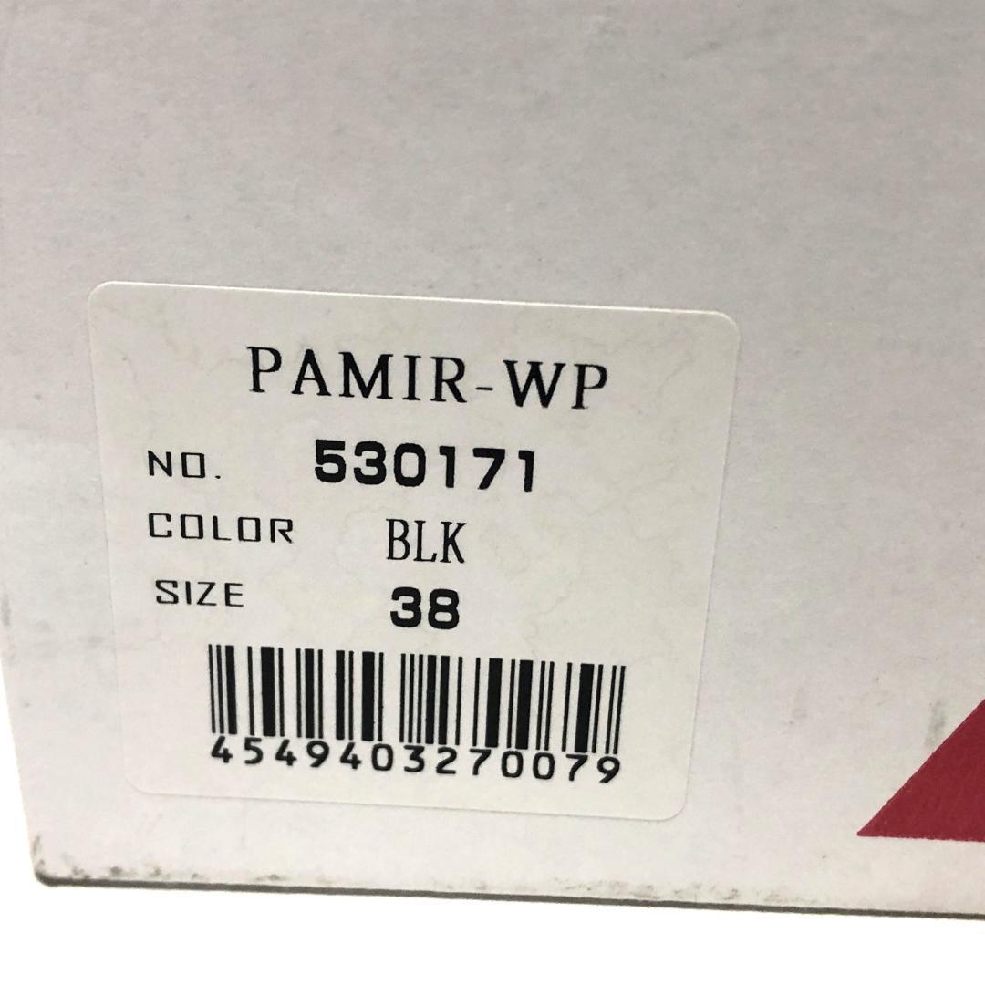 美品 PATRICK パミール・ウォータープルーフレザー スニーカー 黒 38