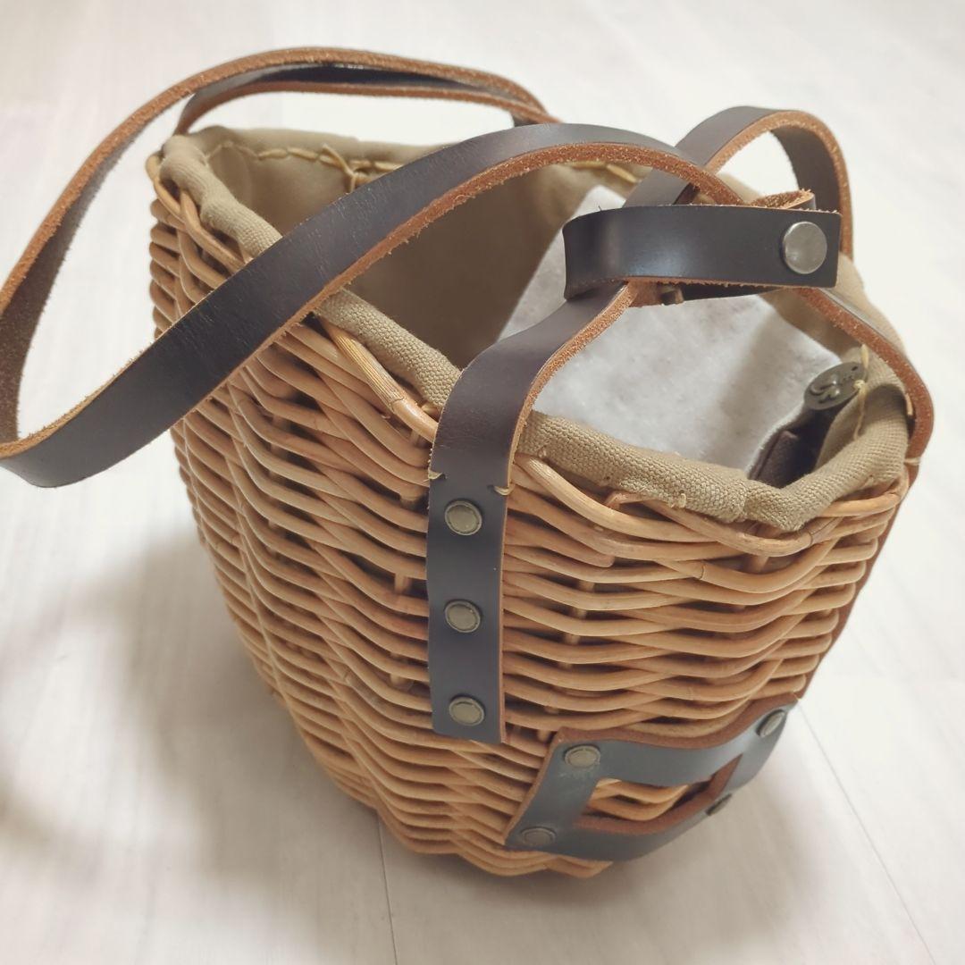 eb.a.gos エバゴス かごバッグ　ファー付き被せ布