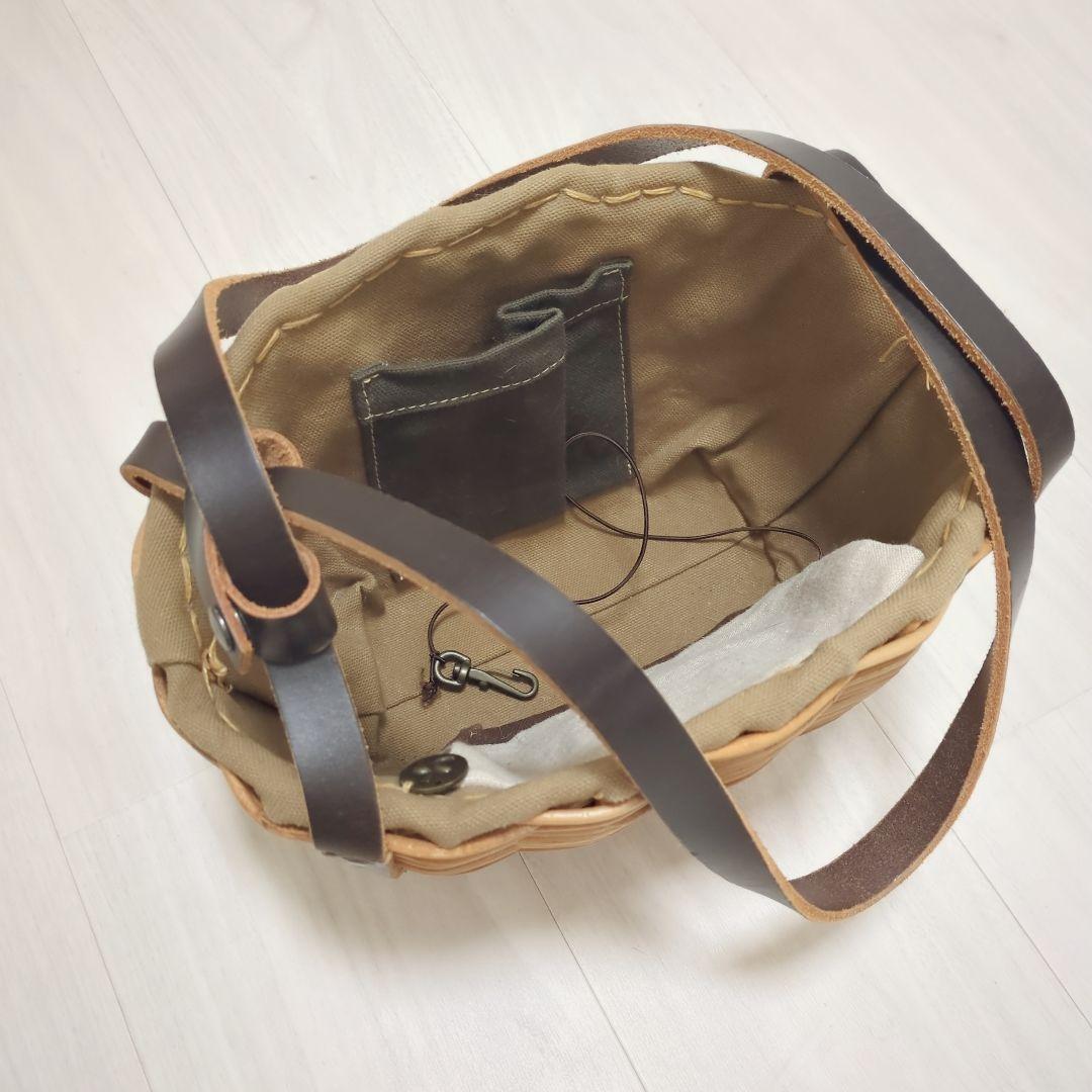 eb.a.gos エバゴス かごバッグ　ファー付き被せ布