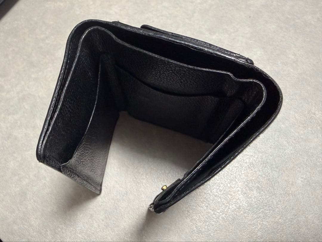 イルビゾンテ　トリフォルド ウォレット　三つ折り財布　ブラック