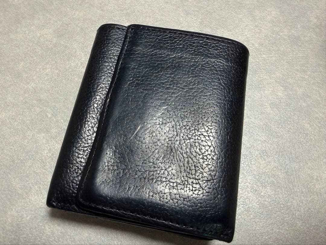 イルビゾンテ　トリフォルド ウォレット　三つ折り財布　ブラック