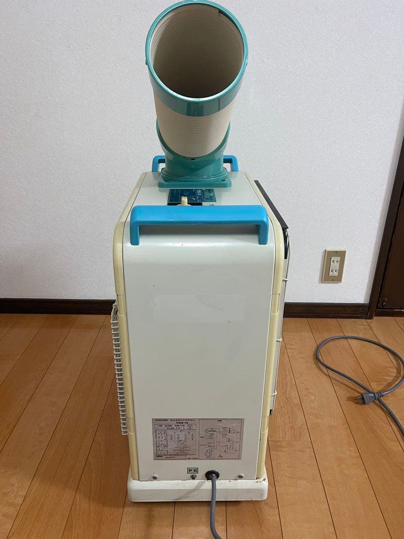 山善　ポータブルクーラー　スポットクーラー　キャスター付　YMS-183