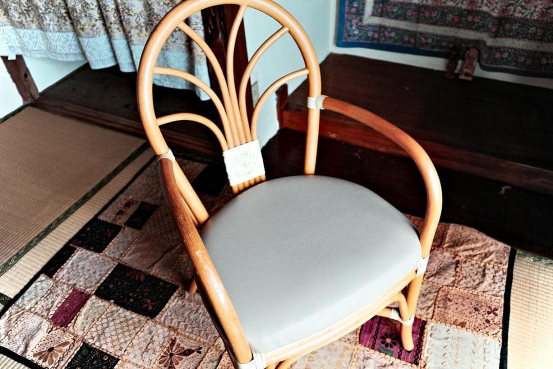 オリバー　ヴィンテージラタンチェア　座り心地がいい