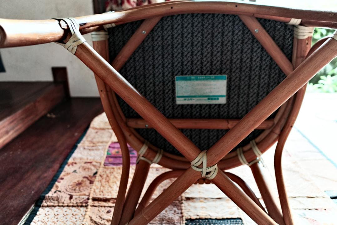 オリバー　ヴィンテージラタンチェア　座り心地がいい