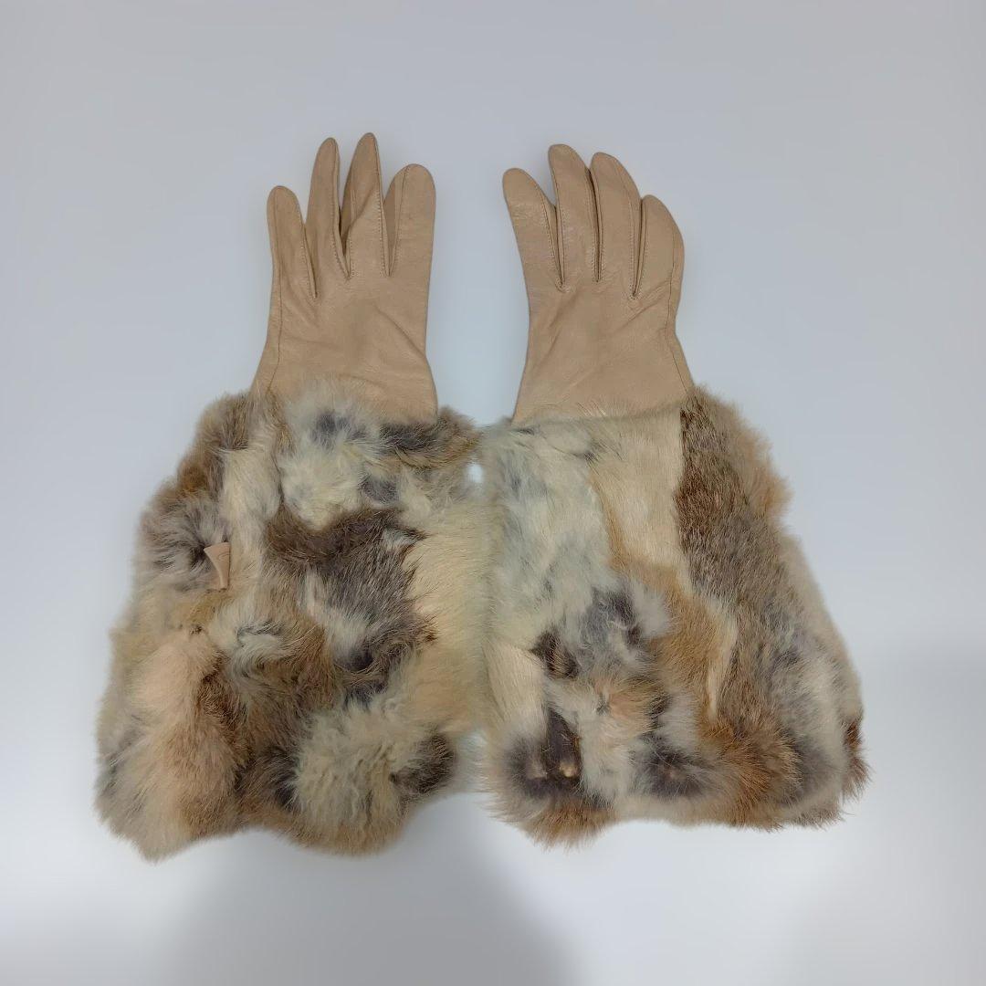 Vivienne Westwood　レザー＆ファー手袋