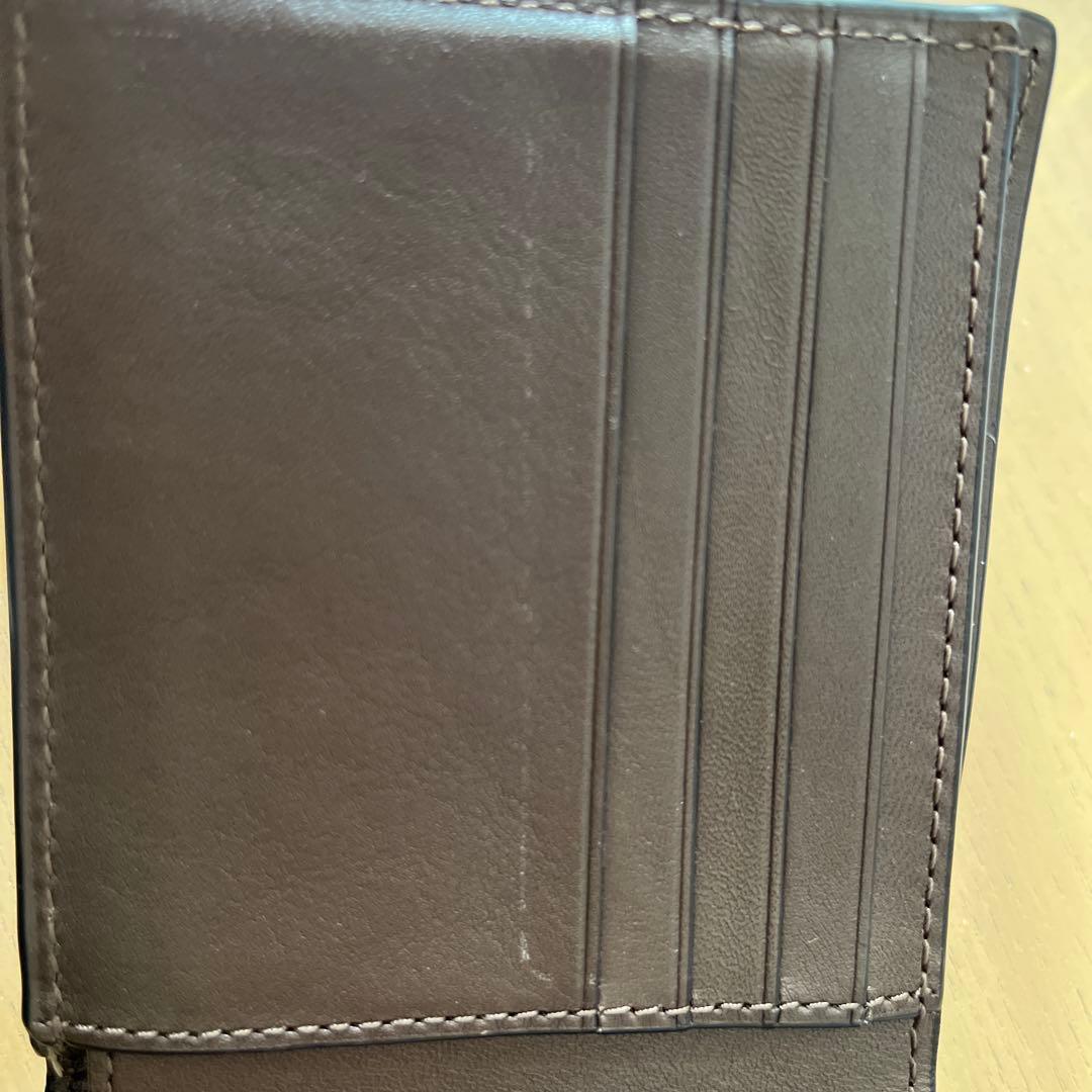 ★MiN★ COACH コーチ小銭入れ付き折り財布ワイルドビーストブラウン