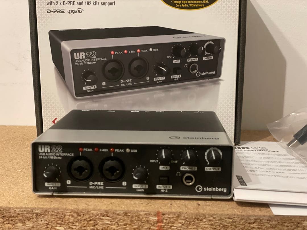 美品　Steinberg ur22 USB オーディオインターフェイス