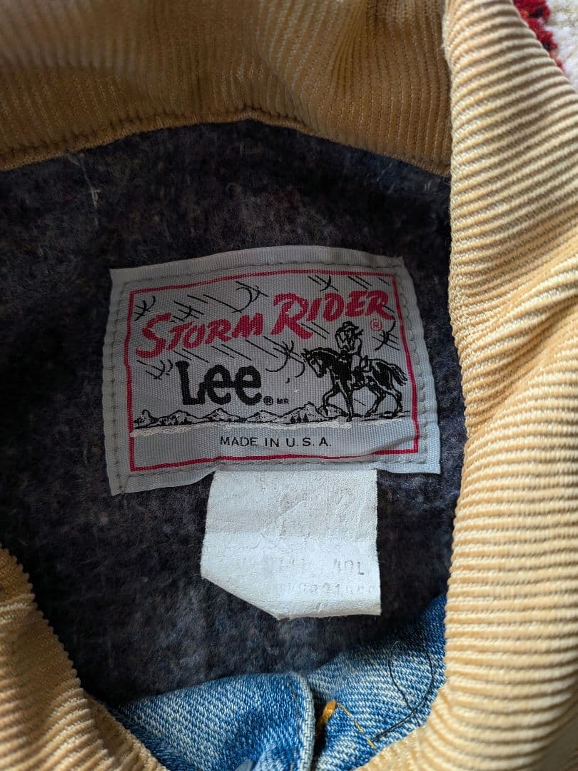 USA製 70's 80's Lee STORM RIDER