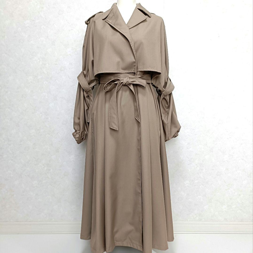 【新品タグ付き】アメリヴィンテージ トレンチコート ベージュ系