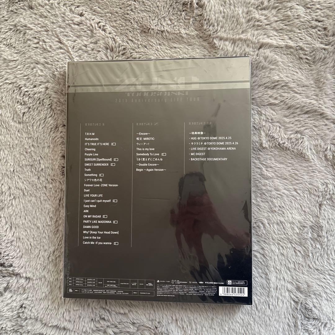 新品未開封東方神起20thAnniversaryLIVETOURZONE