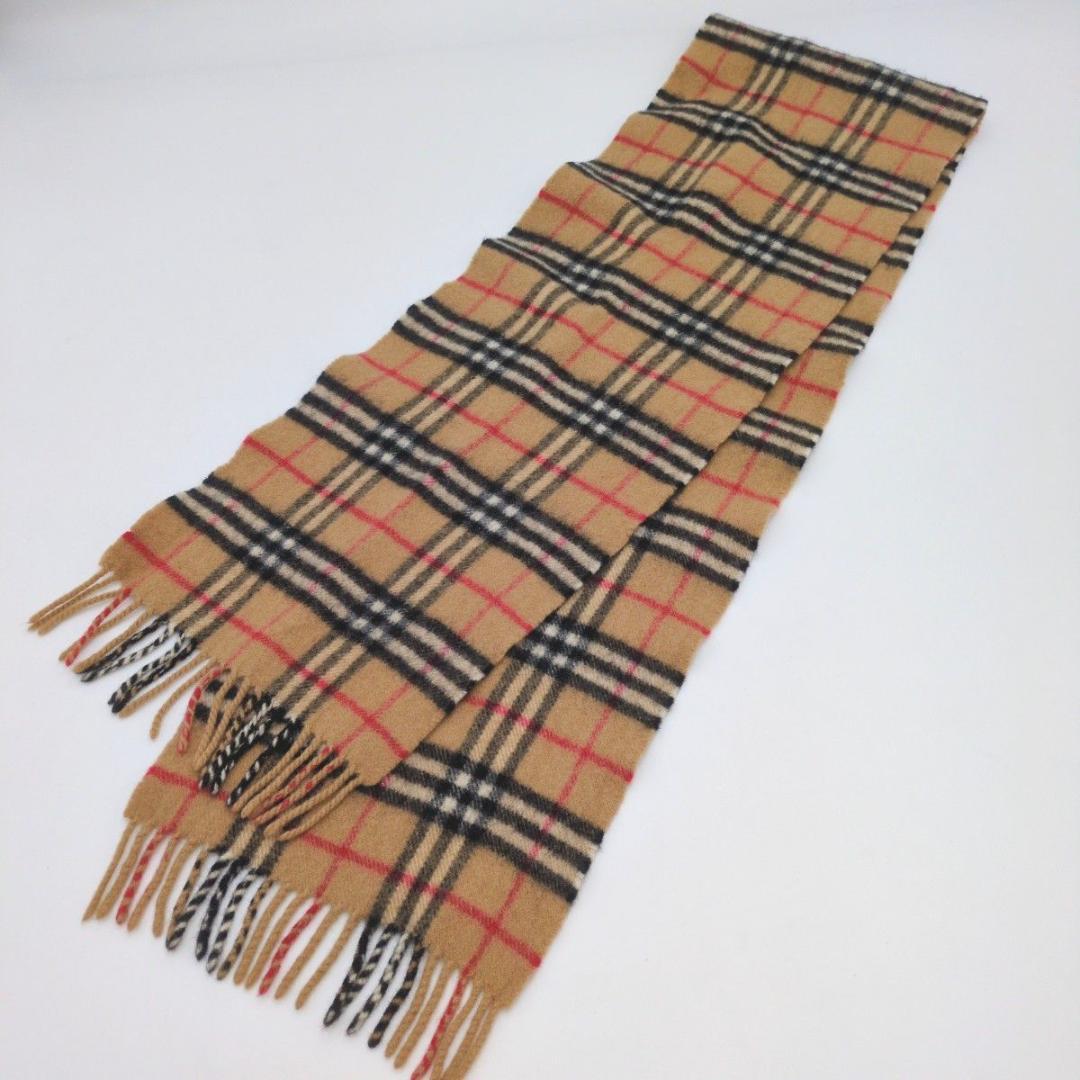 極美品 BURBERRY ラムウール100 ノバチェック 近年タグ バーバリー